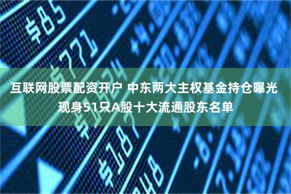 互联网股票配资开户 中东两大主权基金持仓曝光 现身51只A股十大流通股东名单