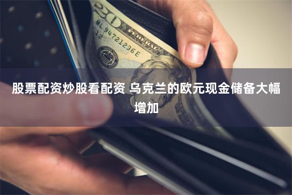 股票配资炒股看配资 乌克兰的欧元现金储备大幅增加